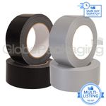 HEAVY DUTY WATERPROOF GAFFER DUCT TAPE 130mu THICKNESS - 50mm x 50M *ALL TYPES*