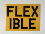 Plain Flexible Show Number Plate , 8 x 6, KTM ,Enduro, Off Road