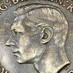  1950 British One Penny George VI  Key Date Low Mintage High Grade ScarceUK Coin