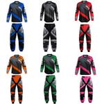 KIDS MOTOCROSS JERSEY PANT SUIT JUNIOR MOTORBIKE QUAD OFF ROAD DIRT MX RACE KITS