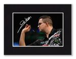 8X6 Mount GIAN VAN VEEN Printed Signed PHOTO Darts Print Ready to Frame