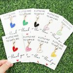 A Little Hug For A Big Thank You Keyring | Heart Gift Charm | Thank You Gift