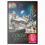 Coldplay Music Of The Spheres 2025 Poster Print Craven Park Hull London Tour