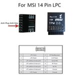 TPM2.0 Security Module For MSI MS -4136 -4462 Platform 14 Pin LPC TPM2.0 Module