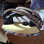 Vintage HMV Iron - Mirror Finish Ironing Plate - with tags/instr in original box