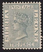 Sierra Leone 1884-91 2d SG30 Mint Cat £60