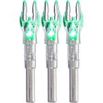 Nockturnal Green Lighted X-Nock 3-Pack