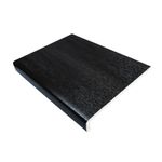 Black Ash uPVC Window Cill Cover 225mm 1.25m 9mm Sill Board End Caps Incl
