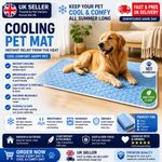 New Dog Cooling Mat Summer Washable Portable Pet Coolings Pad Dogs Cat Ice Silk