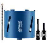 Diamond Core Drill Bit Set Includes Hex & SDS Adapter + Pilot Drill Hole Cutter