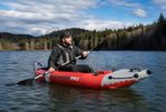 Inflatable Unisex Single Person Kayak Multicoloured One Size Canoe High Quality