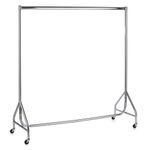 Reinforced Chrome Heavy-Duty Clothes Rail  Clothes Storage, Garment display, Clo