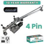 FRONT WINDSHIELD WIPER LINKAGE & MOTOR FOR AUDI Q7 2006-2015 4LB CHASSIS SERIES