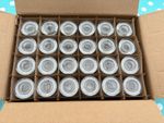 Glass Candle Jars with lid small x 24 boxed
