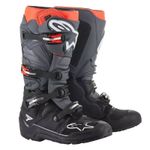 Alpinestars Tech 7 Enduro Motocross MX Bike Boots - BLACK GREY RED FLUO