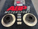 STOPTECH HONDA CIVIC TYPE R EP3 REAR FAST ROAD / TRACK BRAKE DISCS AND PADS