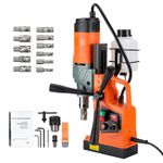 Magnetic Drill Press 12500N Mag Drilling 50 mm Boring Dia. 850rpm with 11 Bits
