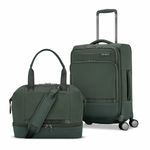 Samsonite Apex XLT 2-Piece Softside Luggage Set Olive Green Cabin Spinner