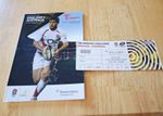 England v Australia 2008 Rugby Programme  & Ticket. Very Good Condition.