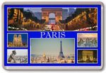 FRIDGE MAGNET - PARIS - Large - France TOURIST 