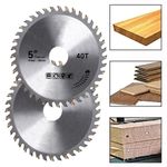 2pcs 125mm Circular Saw Blades Wood Saw Cutting Blade Disc 40-Teeth For Wood ！