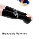 Compression Sports Arm Sleeves for Basketball Volleyball Boys Girls Adults
