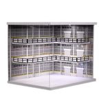 1:64 Diorama 3-storey Exhibition Hall Model Car Showroom LED Lighting Model Cars