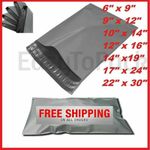 GREY MAILING BAGS STRONG POLY POSTAL POST POSTAGE SELF SEAL PACKAGING STRONG
