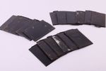 Collection of vintage large format camera dark slides / plate holders.