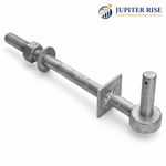 Hook To Bolt Gate Hinge Galvanised Field Farm Gate 19mm Pin 10 12 14 16 18"