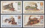 Central African Republic 1979 SG671-674 Sir Rowland Hill Death Centenary MNH