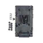 Black Power Supply Battery Plate Adapter V-mount D-Tap Output For Sony DSLR