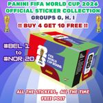 PANINI FIFA WORLD CUP 2026 STICKERS - Groups G, H, I - BUY 4, GET 10 FREE