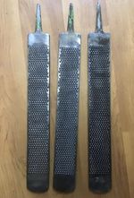 Used x 3 Heller Excel Legend Farriers Rasp Barefoot Trim Blacksmith Metal Work