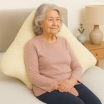 Comfortnights Batwing Pillow, with Free Cream Pillow Case. 