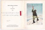 1953 HQ I Corps BAOR Army of Rhine Xmas Card Everest John Hunt Tenzing Norgay