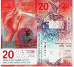 2016 Switzerland SWISS 20 Francs P-76 NEW UNC Banknote