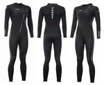 Wetsuit Ultra Stretch 3mm Neoprene Front Zip Full Body Diving Womens Girls Sz XS