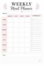 Easy Meal Planner