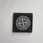 Stone Island Compass Logo Cloth Patch Badge - Black, Advertising Theme