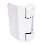 White Era Laird Challenger 3D Butt Rebate Door Hinge for Timber Composite Doors