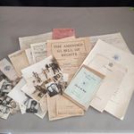 WWII 55th Quartermaster Regiment Archive  Documents Antwerp Transit Photos