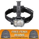 Fenix HP35R Headlamp Torch Includes A Free Fenix Beanie Hat And UK 5 YR Warranty