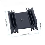 34x38x12mm Heatsink Cool Heat Sink TO-247 TO-220 Sound Transistor New