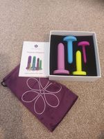 Intimate Rose Silicone Dilators Small Set 1-4 only one used and fully washed