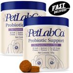 2 Pack - Petlab Co Probiotic Dog Chews Gut Health Support Treats Stop Itchy Skin