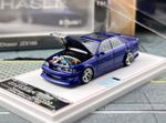 FH 1/64 Scale Toyota Chaser MK6 JZX100 Blue Diecast Car Model Toy Gift