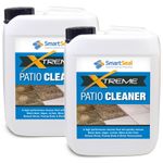 Patio Cleaner Black Spot Algae Mould Dirt Lichen Remover 2 x 5 Litre Bundle