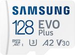 Samsung EVO Plus Micro SD SDXC 128GB CLASS 10 Memory Card V10 UHS-I with Adapter