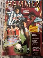 West Ham United V Coventry City Programme December 26 1997